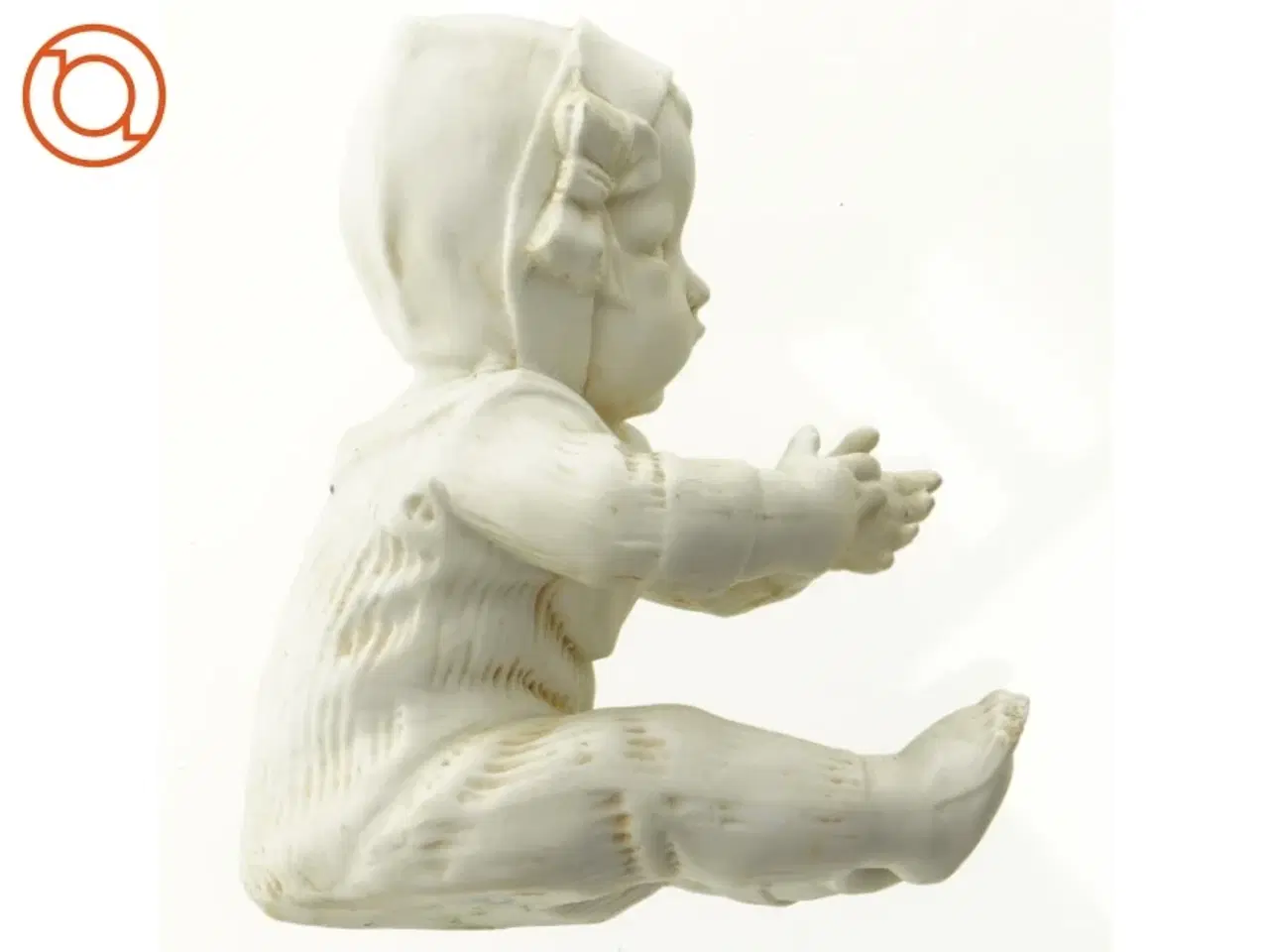 Billede 3 - Porcelænsfigur af baby (str. 12 x 6 cm)