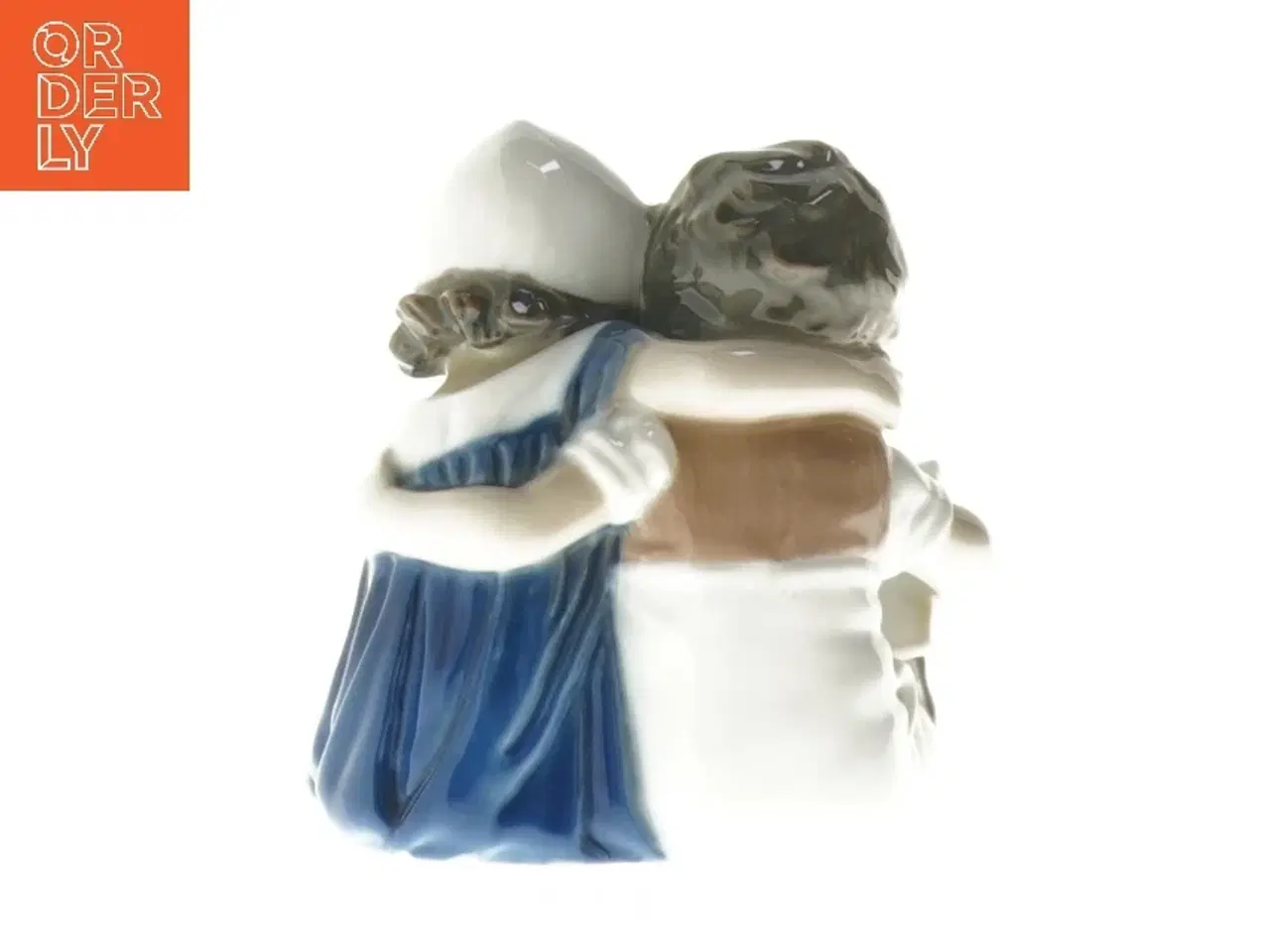 Billede 4 - Porcelænsfigur af børn, der læser fra B&G (str. 11 cm)