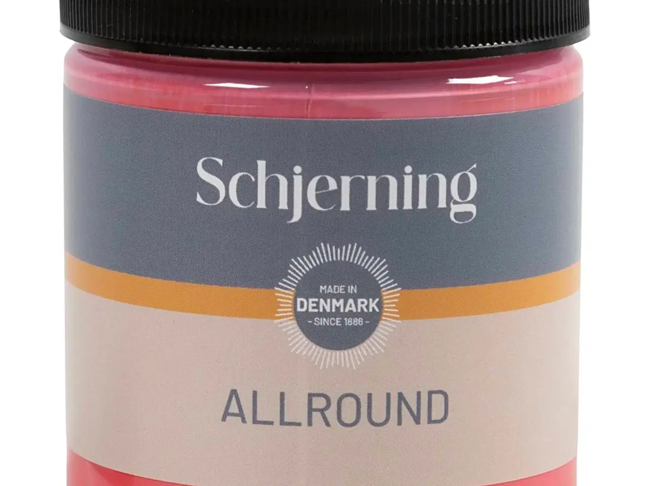 Billede 1 - Silkemat rød udendørsmaling 250ml - God dækkeevne