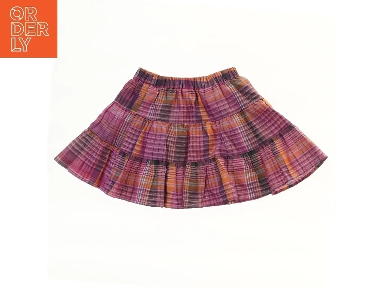 Billede 2 - Farverig ternet nederdel fra H&M (str. 128)