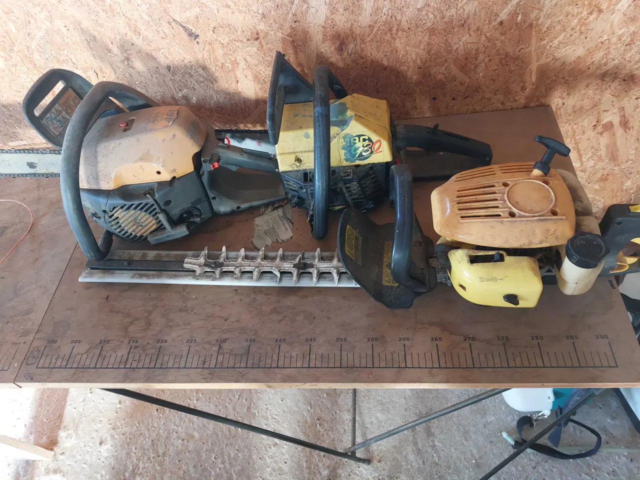 Billede 4 - Hækklip og 2 mortorsav 