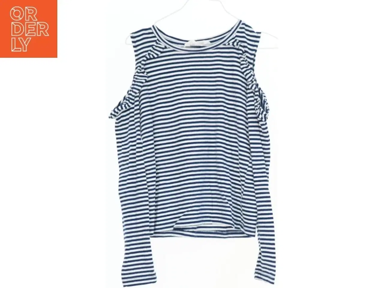 Billede 1 - Langærmet bluse med striber fra H&M (str. 134)