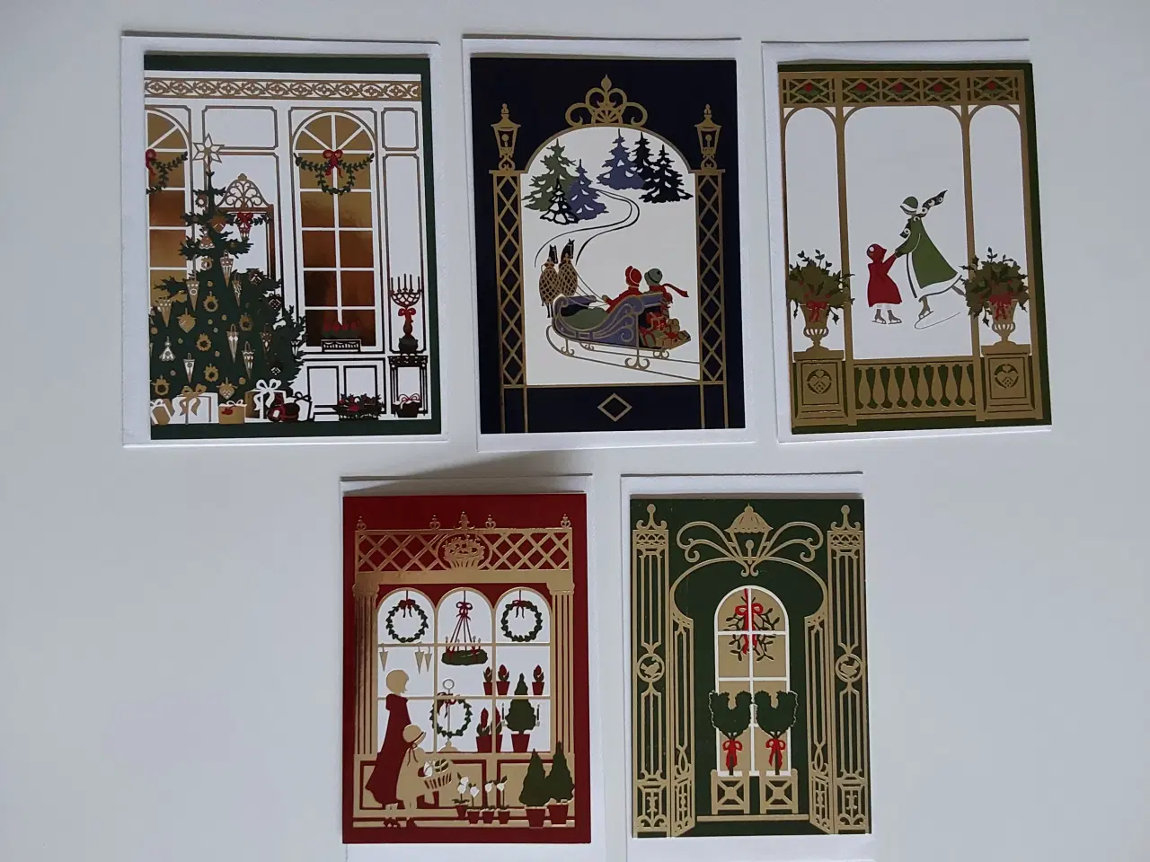 Billede 1 - Julekort fra Royal Copenhagen 5 stk.