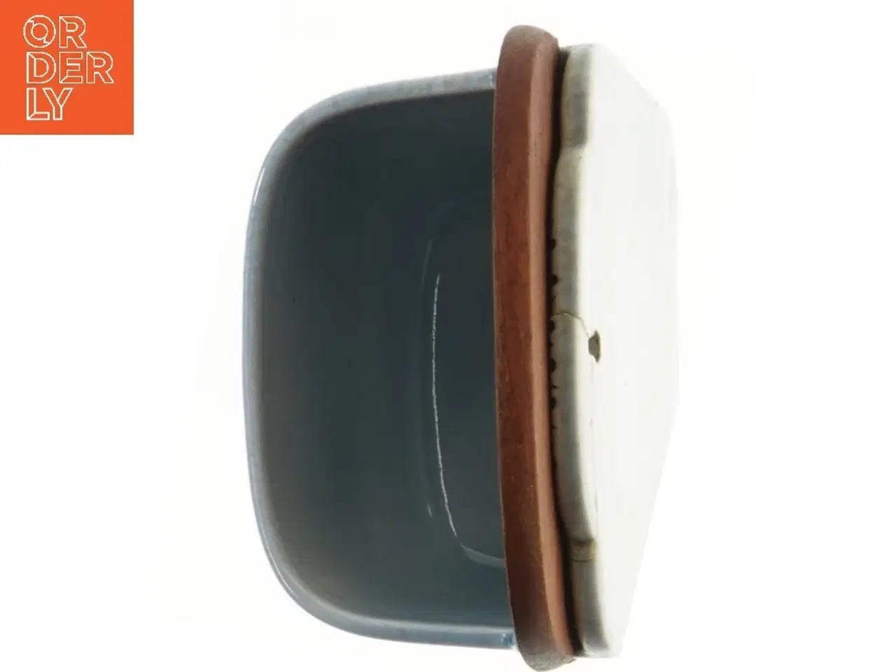 Billede 2 - Keramik vægspand med låg (str. 16x14x8 cm)