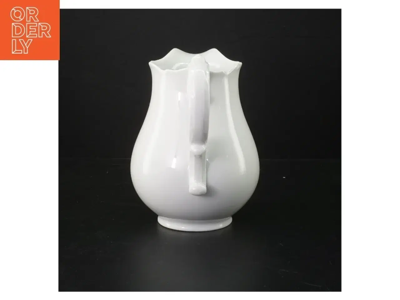 Billede 2 - Porcelænskande med jordbærmotiver fra KPM (str. 20 cm)