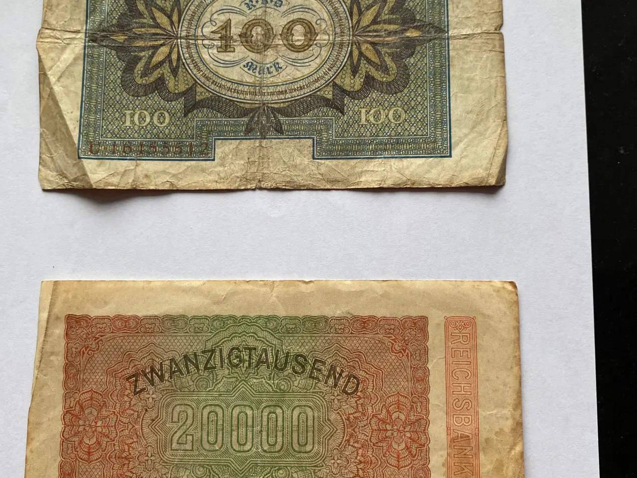 Billede 1 - Reichsbanknote - forskellige sedler