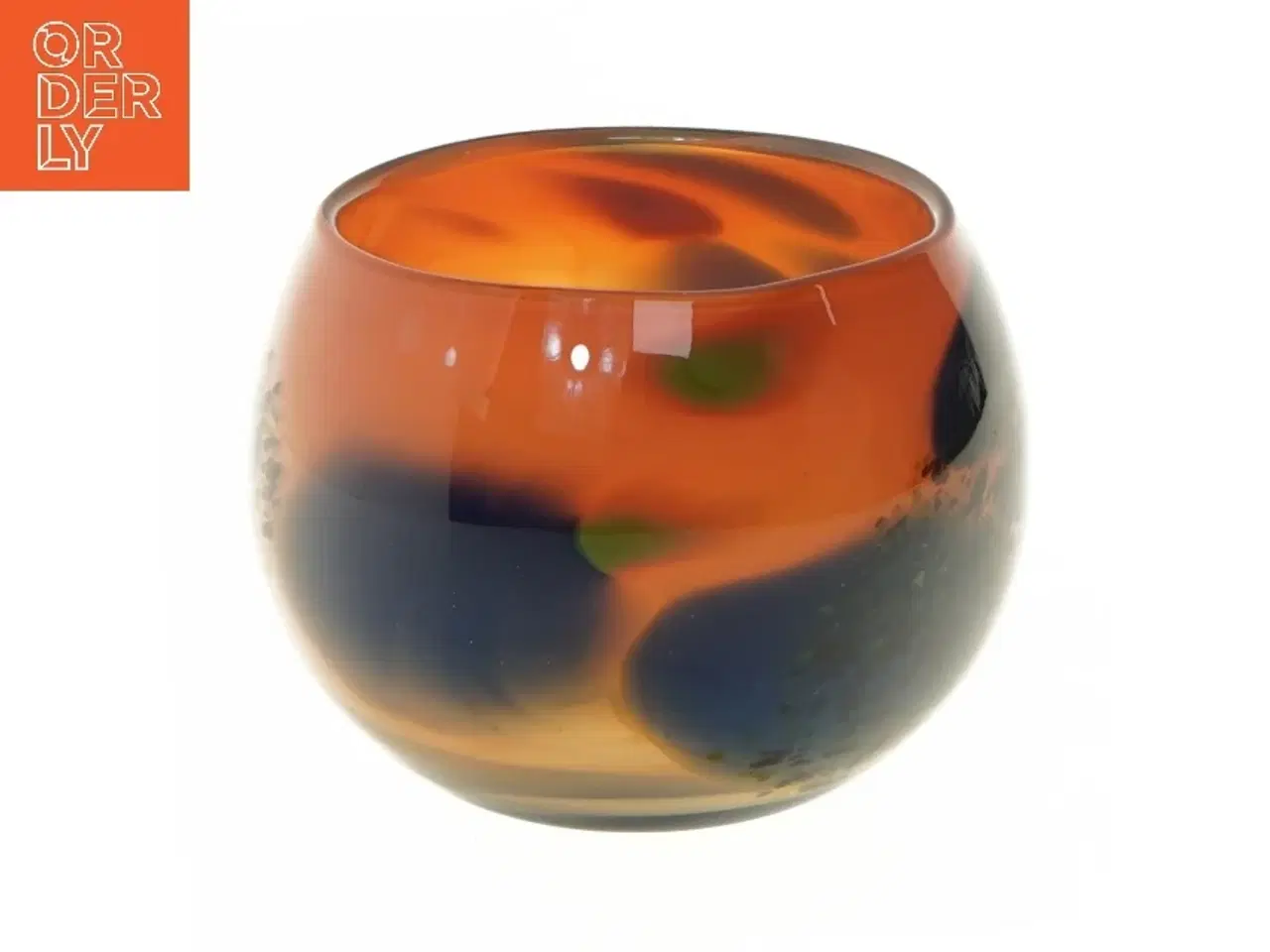 Billede 1 - Randsfjord glasvase Ø 11 cm (str. Ø 11 cm)