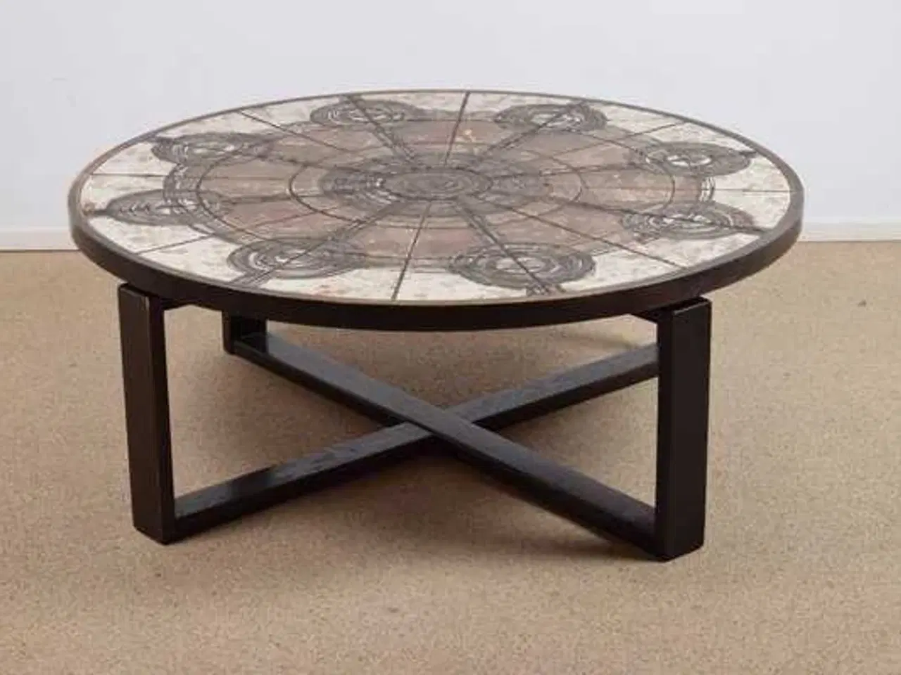 Billede 1 - XO art design bord fra 1975 kakkelbord