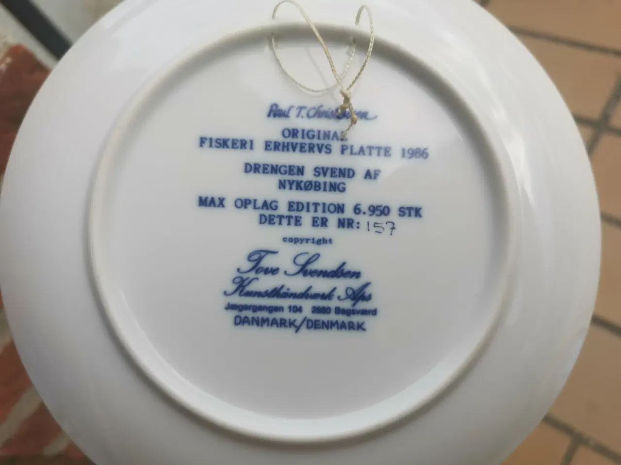 Billede 6 - Limited Edition Fiskeri Erhvervs Platter Poul Chr