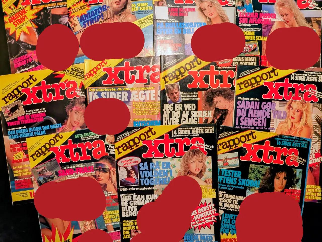 Billede 1 - Hele 11 blade fra Rapportserien, Xtra Rapport, fra
