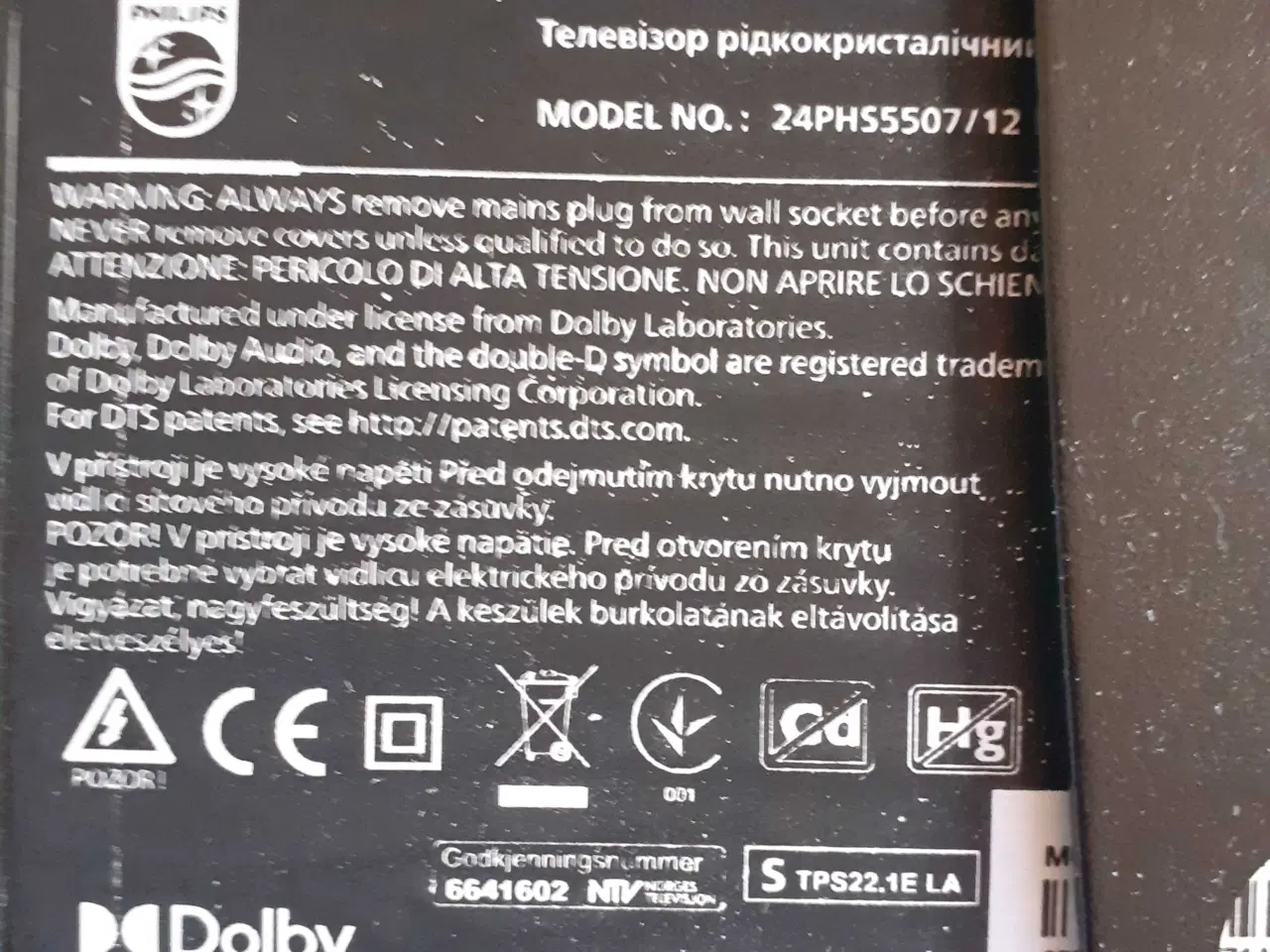 Billede 4 - Philips tv med ophæng