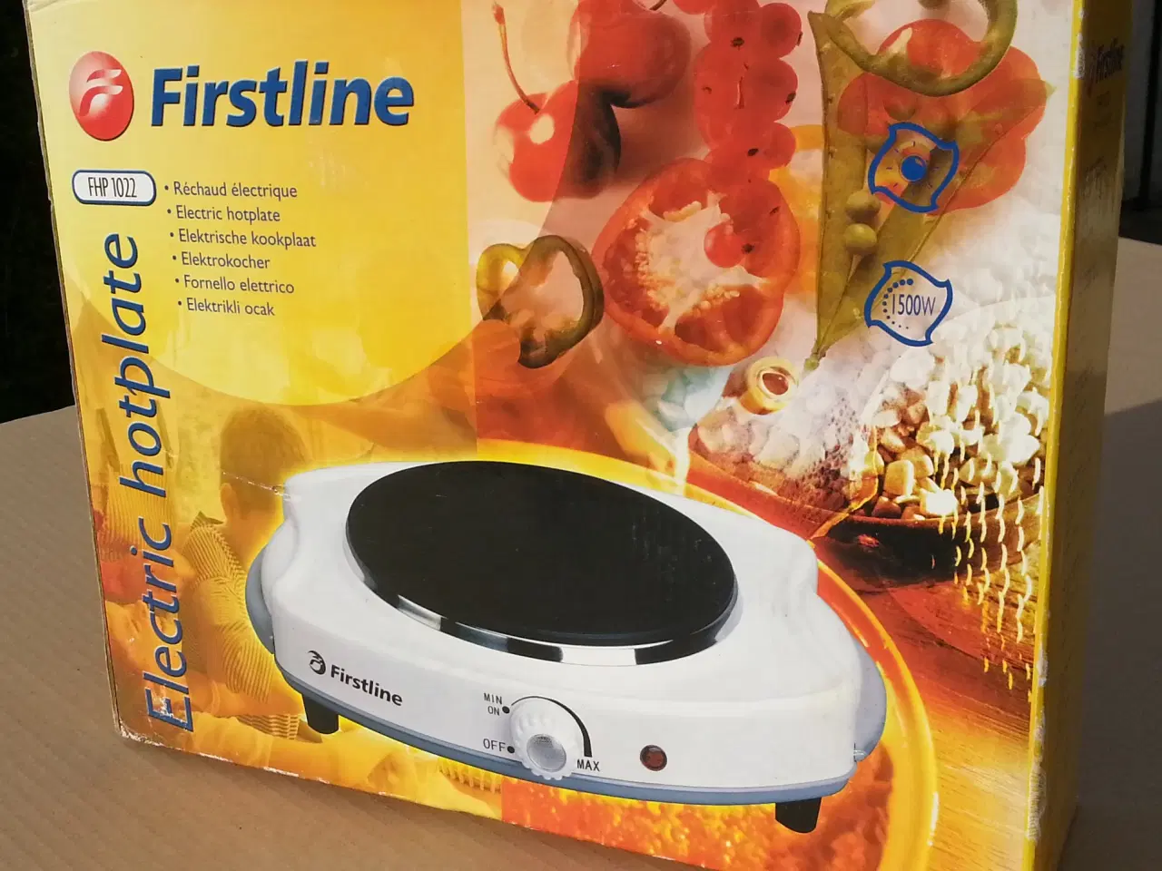 Billede 1 - Elektrisk kogeplade 1.500W