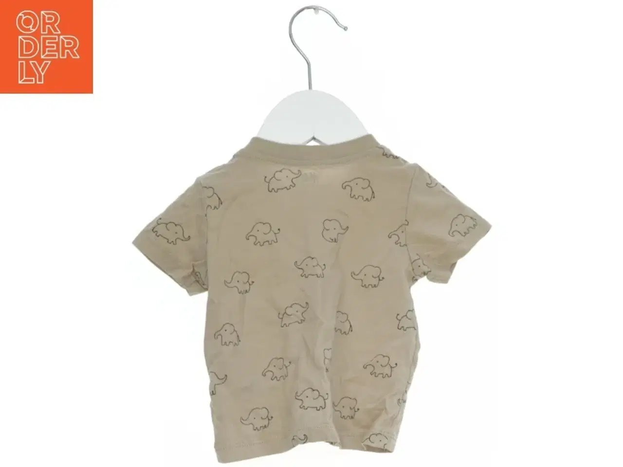 Billede 2 - T-shirt med elefant tryk fra H&M (str. 62)