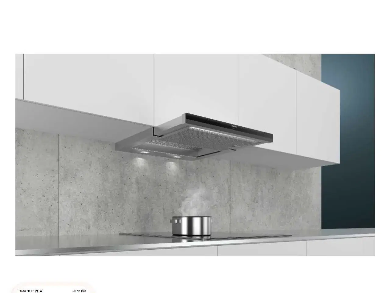 Billede 4 - Udtræks emhætte 60 cm rustfrit stål 