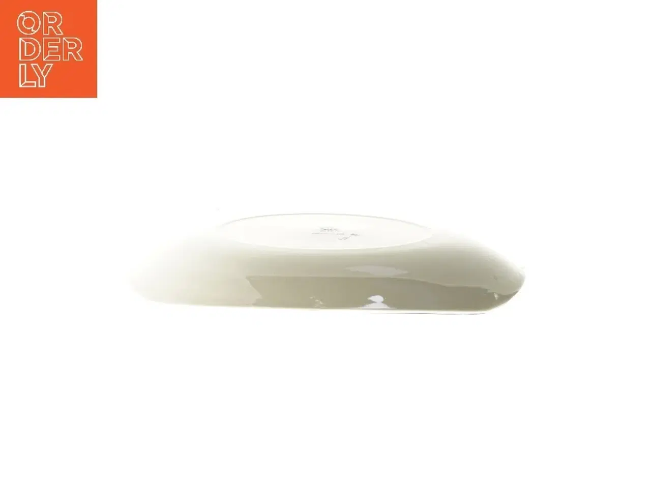 Billede 3 - Dekorativ tallerken med malet ansigt fra Stavangerflint (str. Ø 28,5 cm)