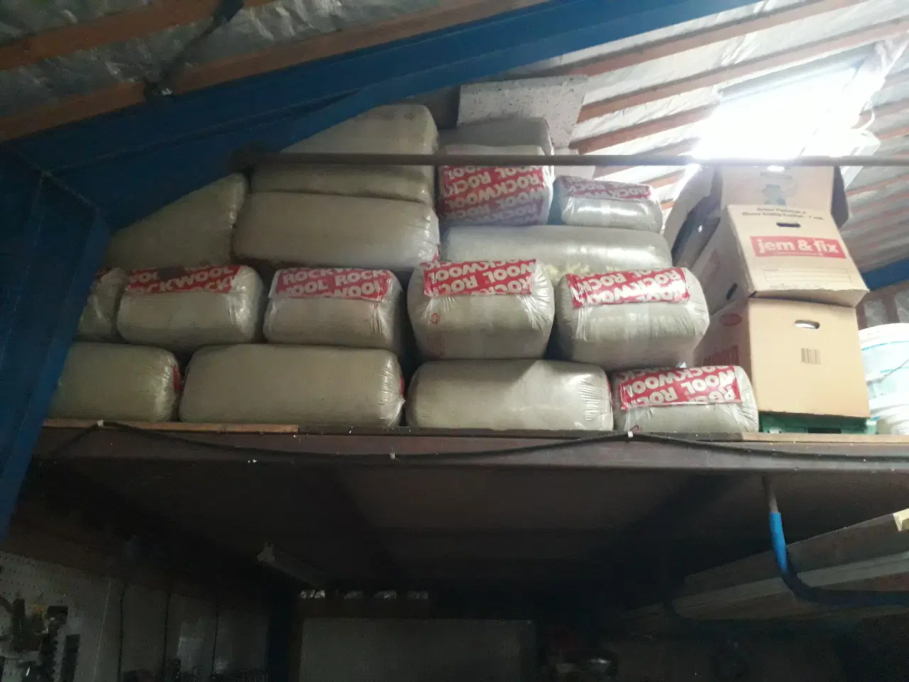 Billede 1 - Rockwool i sække, original indpakning- Isolering.