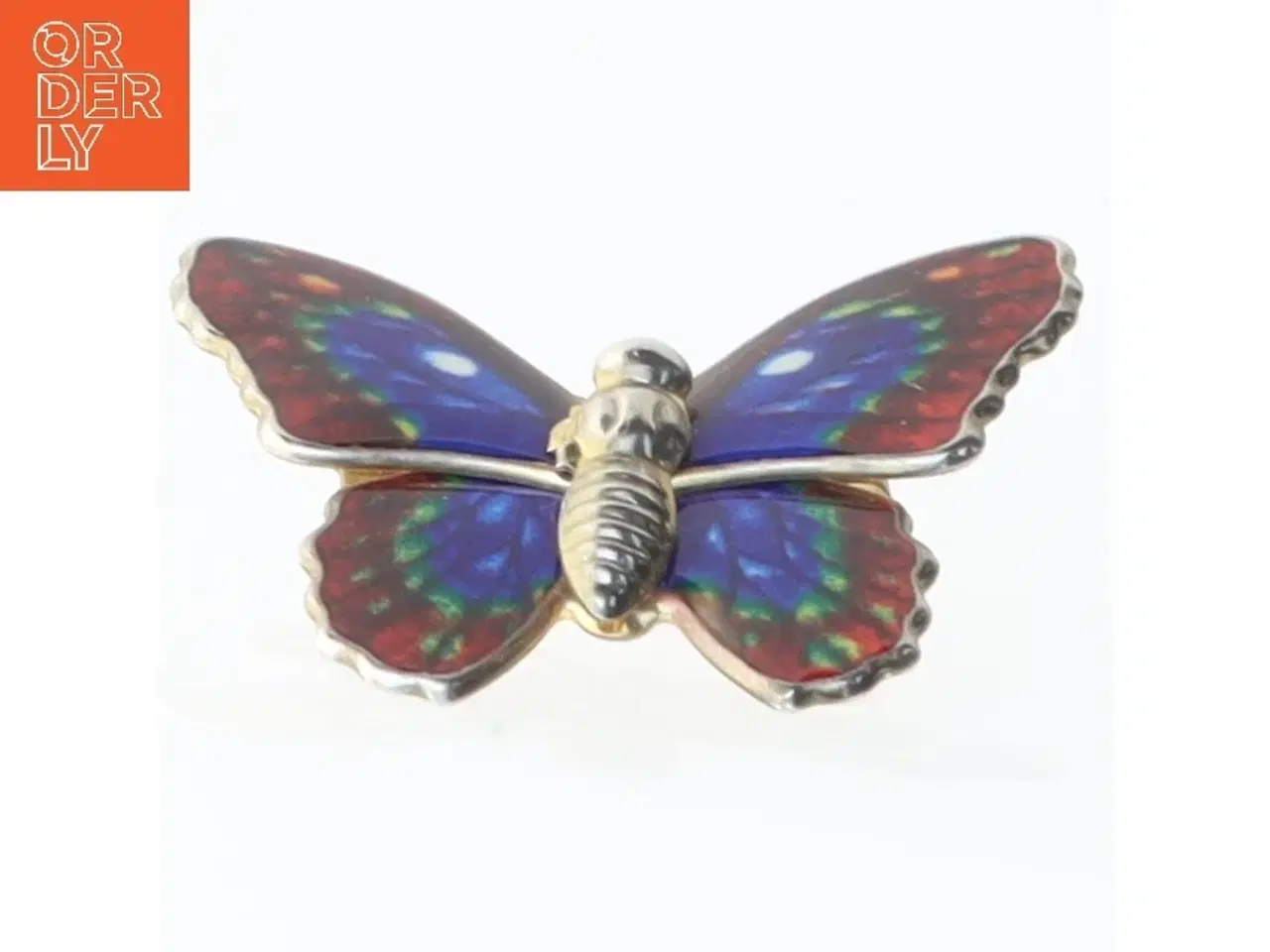 Billede 2 - Sommerfugl broche (str. 3,5 cm)