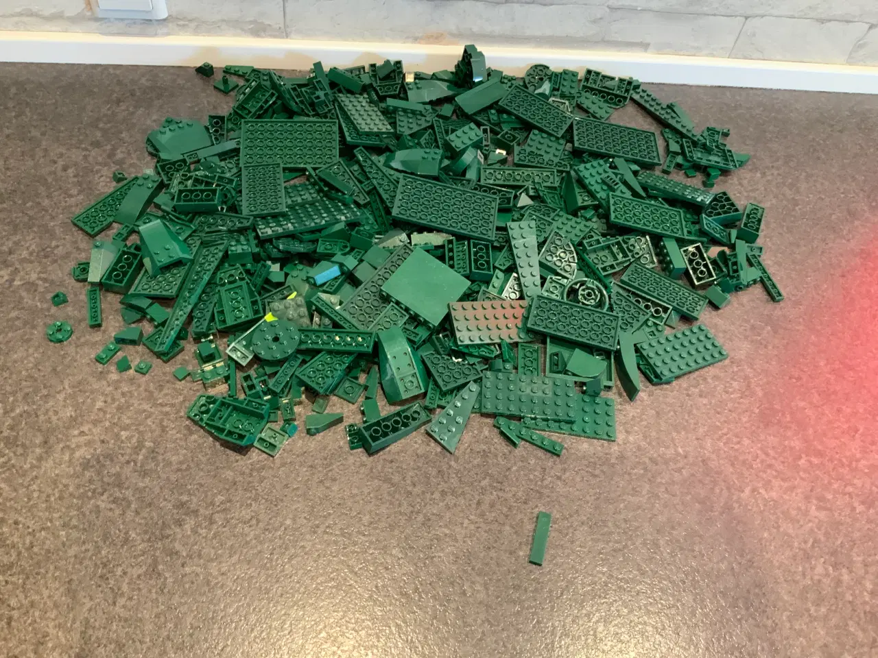 Billede 1 - Dark green legoklodser