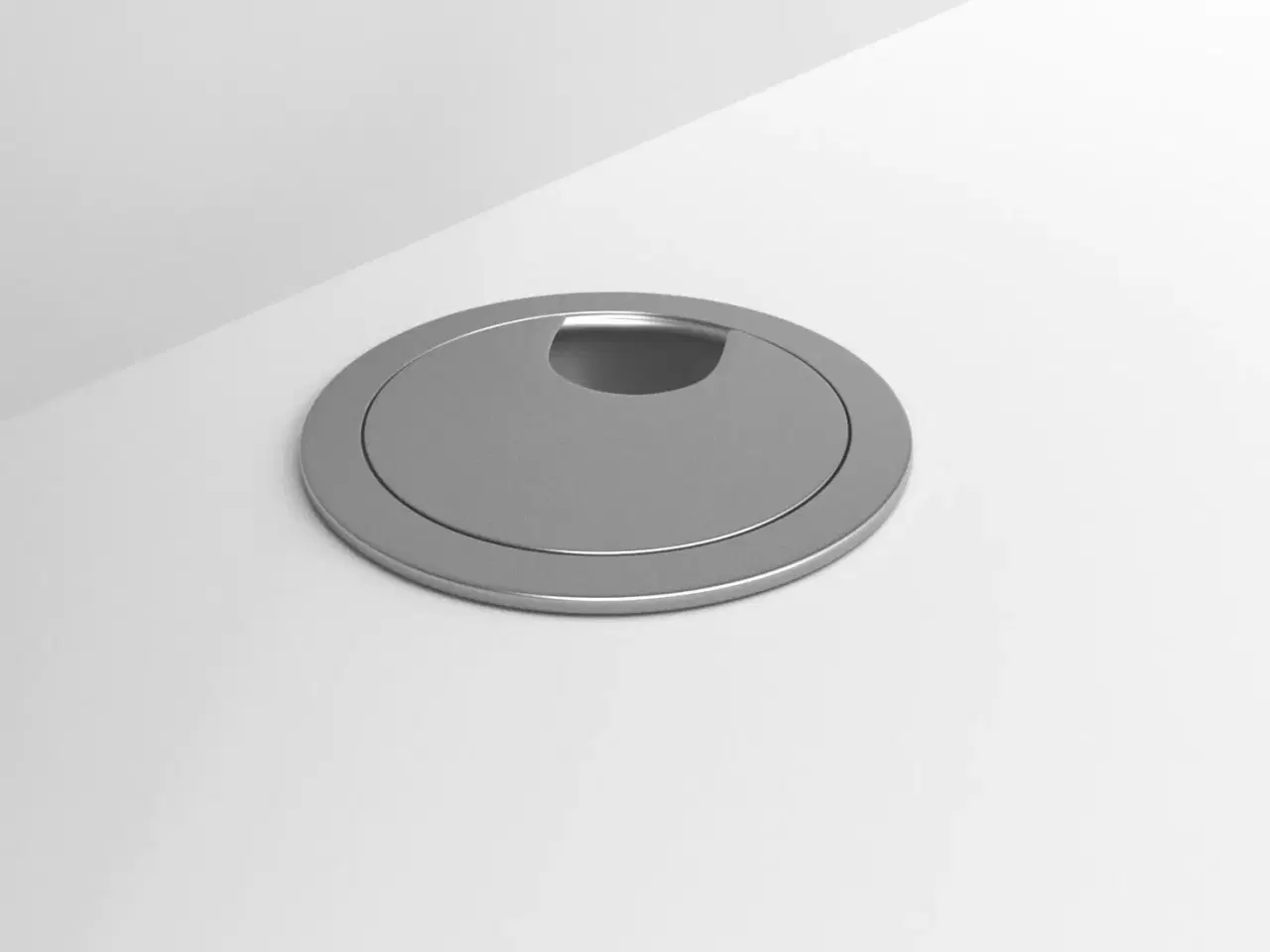 Billede 6 - Receptionsdisk,hvid-sort, med LED-belysning