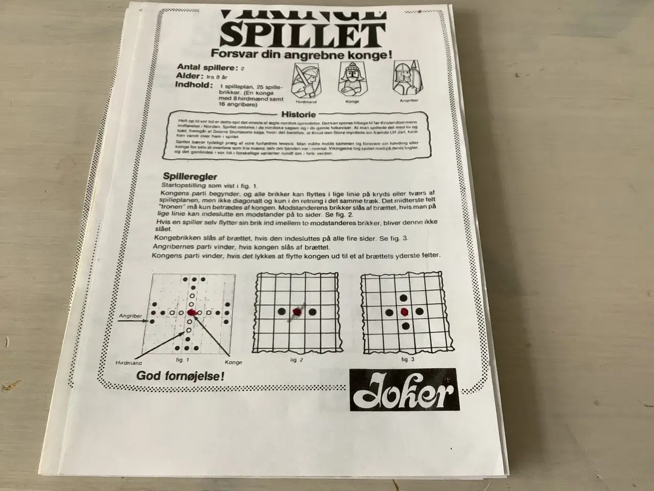 Billede 4 - Retro Vikingespillet fra Joker et brætspil