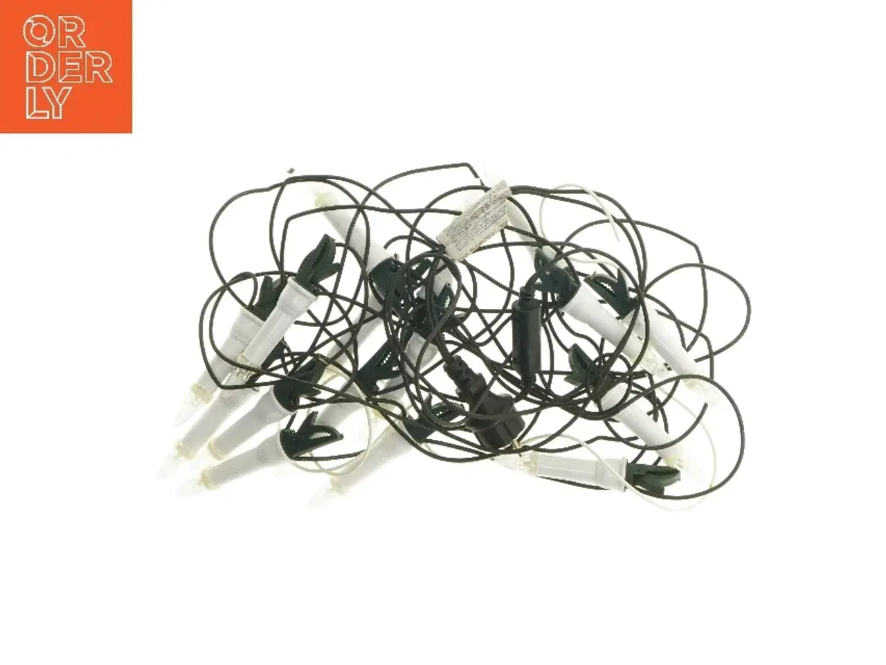 Billede 2 - Lyskæde med 16 LED lys og clips