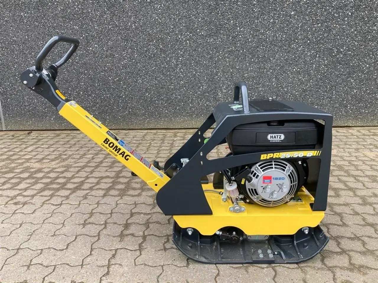 Billede 3 - Bomag BPR 25/50 D Regulering af vibrator og motoromdrejninger fra håndtag