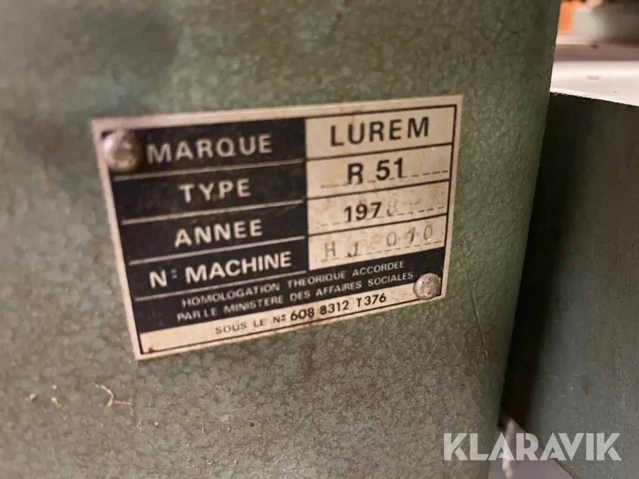 Billede 12 - Tykkelseshøvl Lurem R51