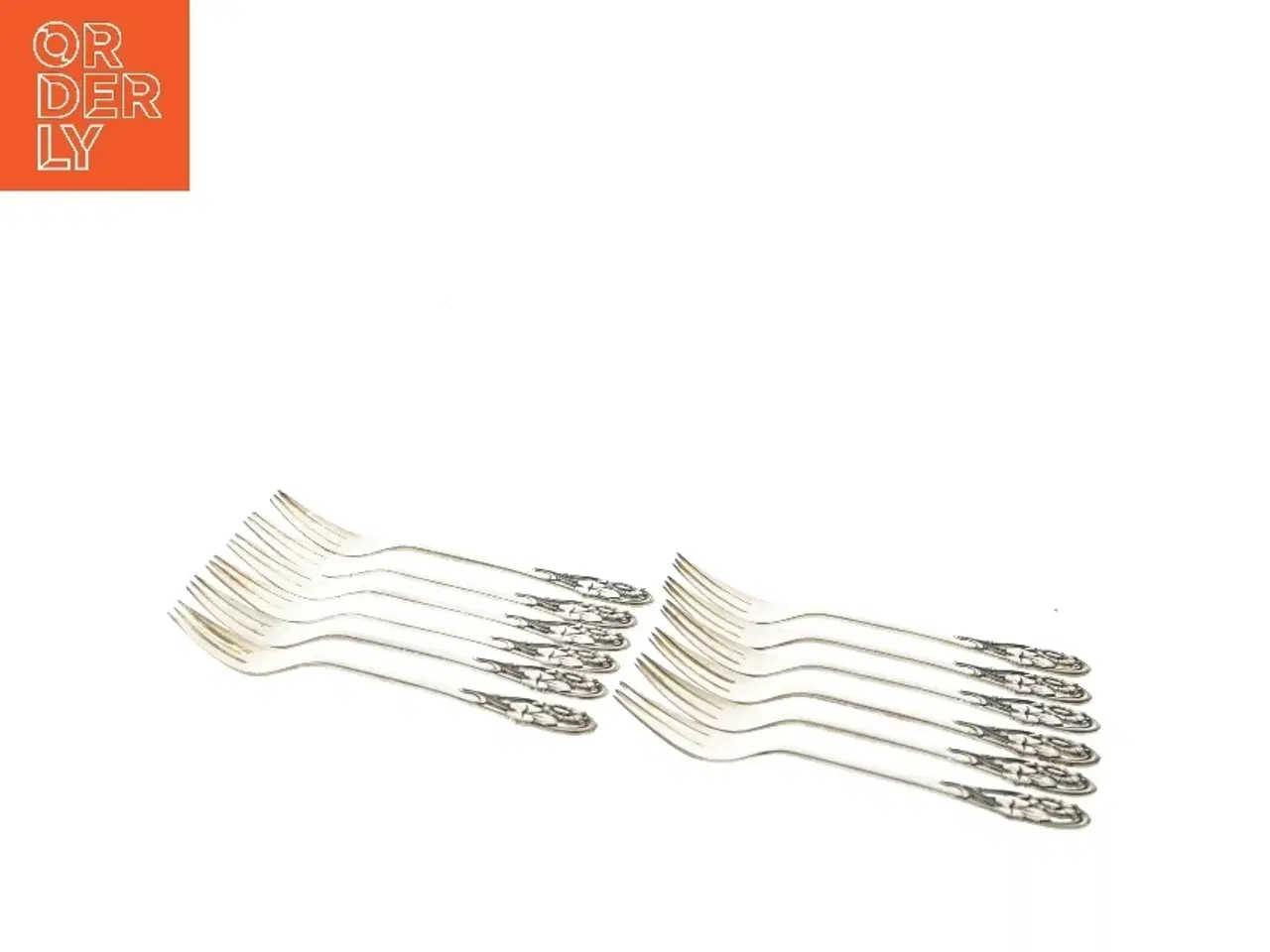 Billede 3 - Sæt af 12 dessertgafler (str. 12 styk, 15 cm)