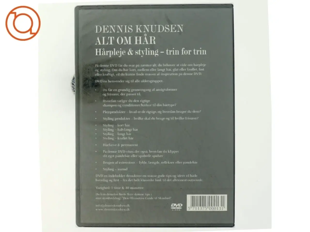 Billede 3 - Dennis Knudsen: Alt om hår, hårpleje og styling - trin for trin (DVD)