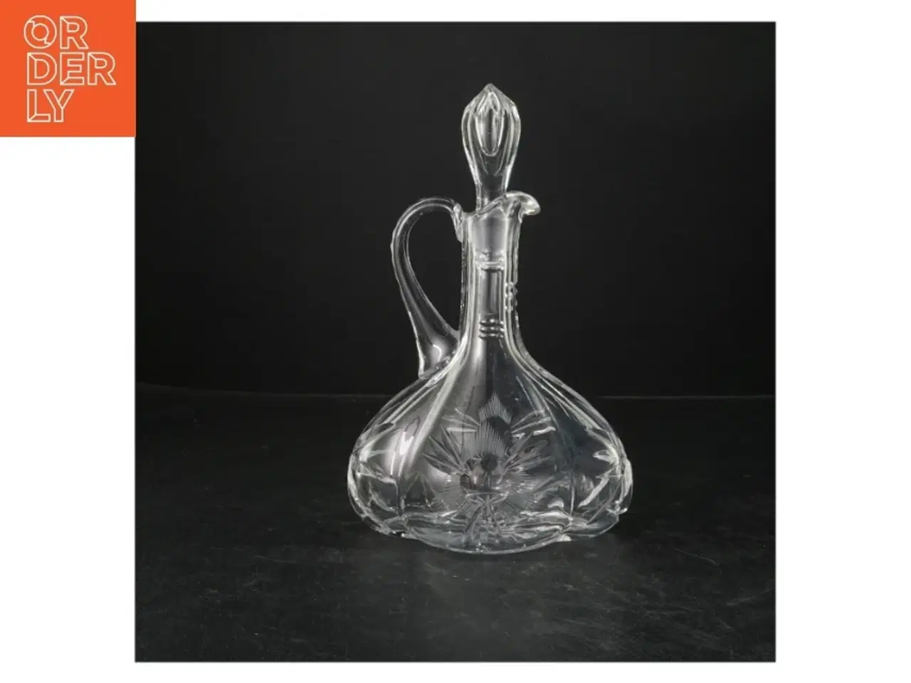 Billede 1 - Glaskaraffel med låg (str. 27 cm)