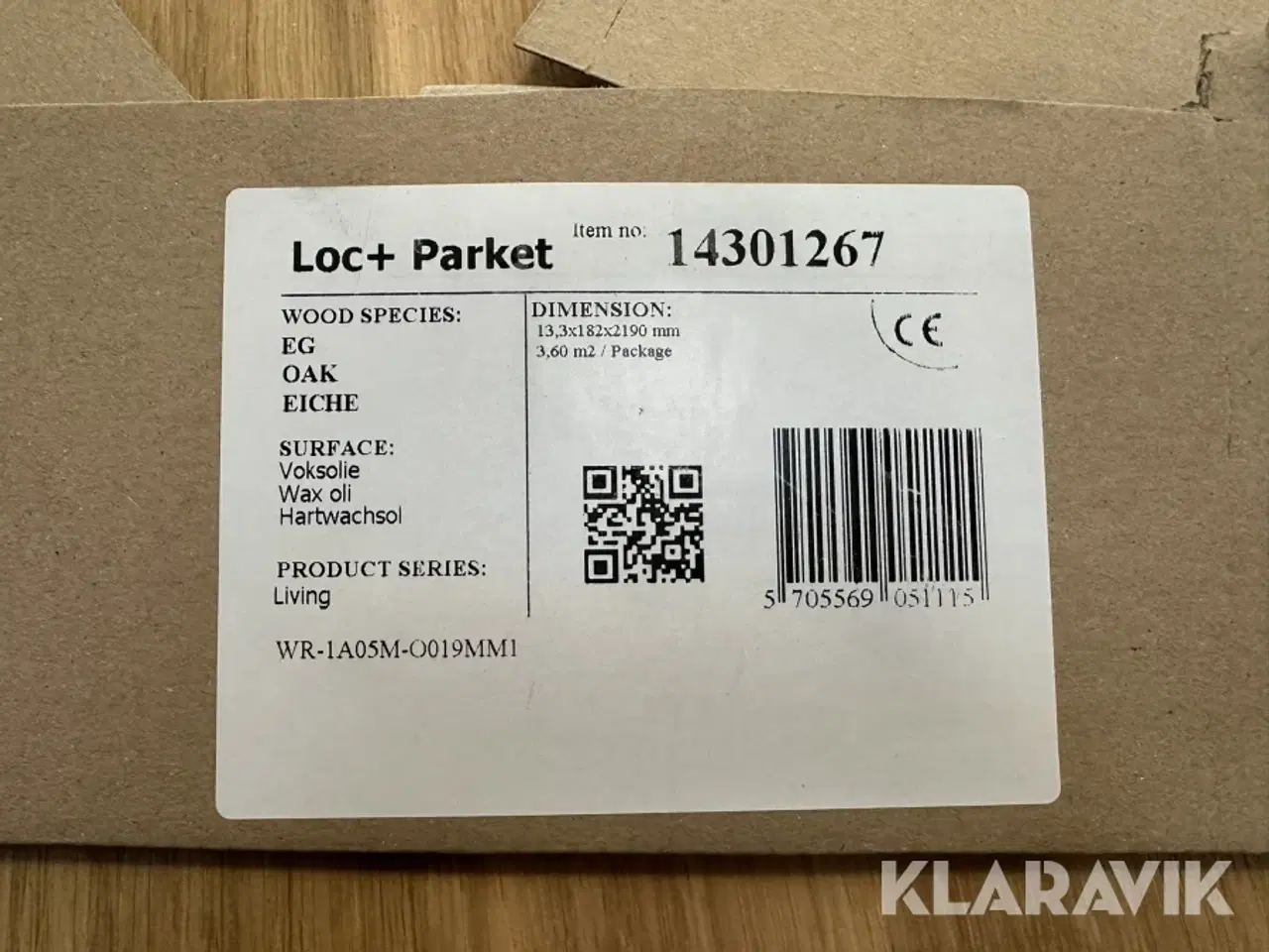 Billede 7 - Parket Moland Loc+ Living eg voksolie 144 m2