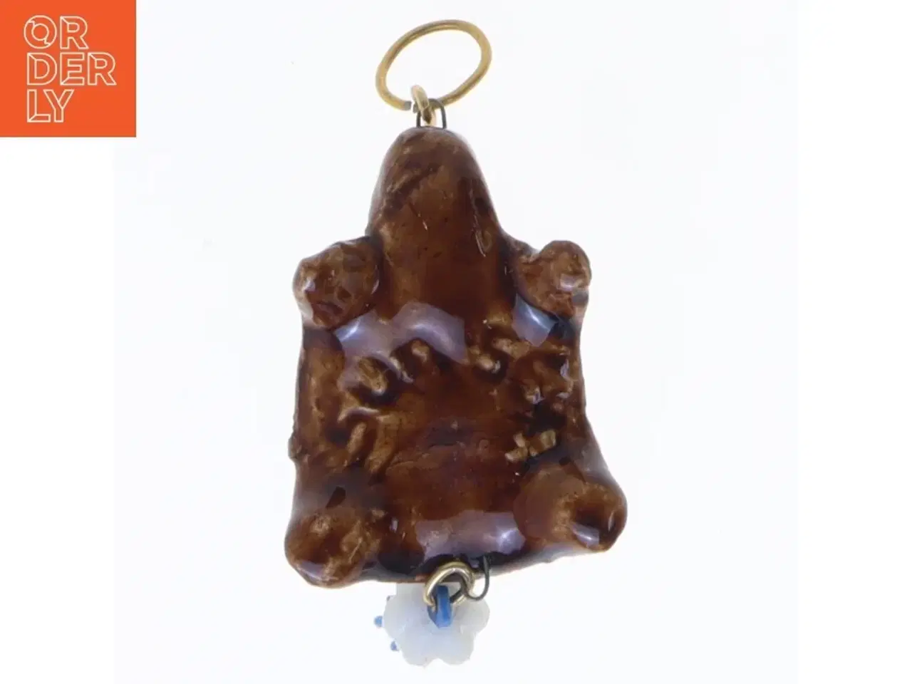 Billede 2 - Keramisk vedhæng med øje-motiv (str. 6 cm)