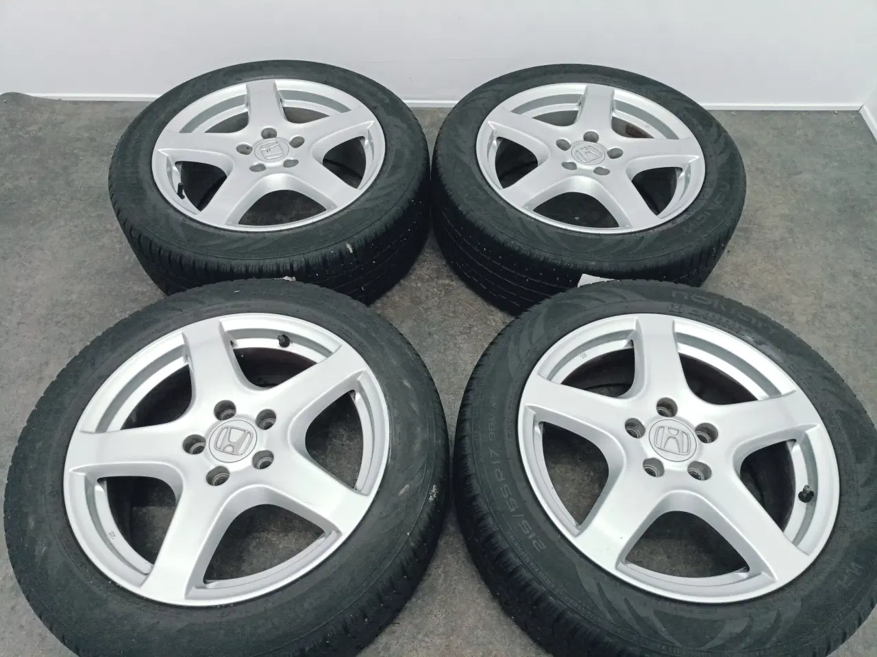 Billede 5 - 5x114,3 17" ET55 nav 64,1ø HONDA vintersæt