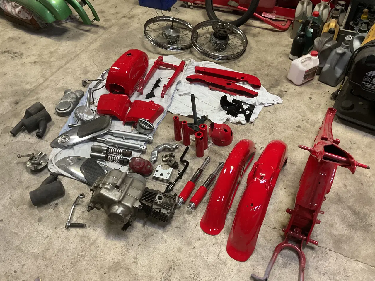 Billede 2 - Honda cd50 projekt autolakeret