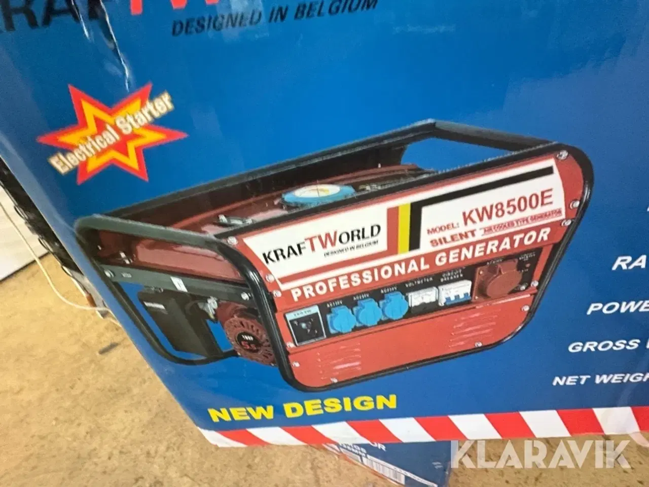 Billede 5 - Generator KraftWorld KW8500E