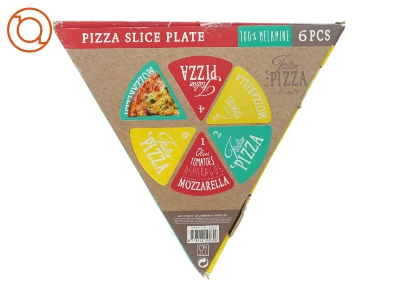 Billede 2 - nye Pizza slice plate (str. 23 x 22cm)