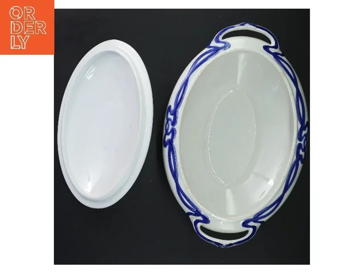 Billede 5 - Blå Olga skål med låg fra Villeroy & Boch(str. 28x18x8 cm)