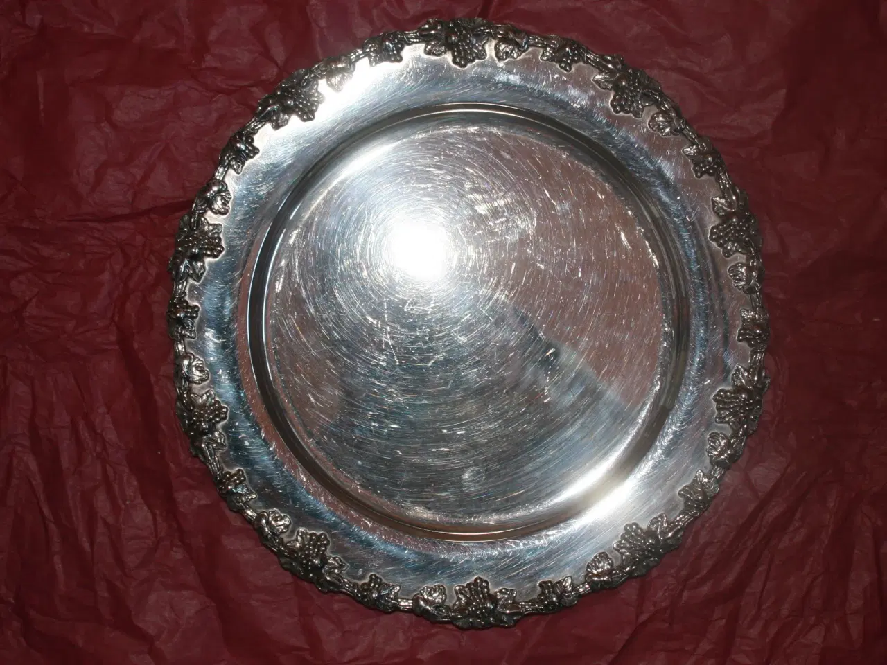 Billede 1 - Bakke / dækketallerken af sølvplet