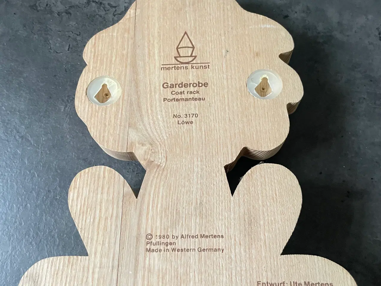 Billede 2 - Knagerække løve til børn 