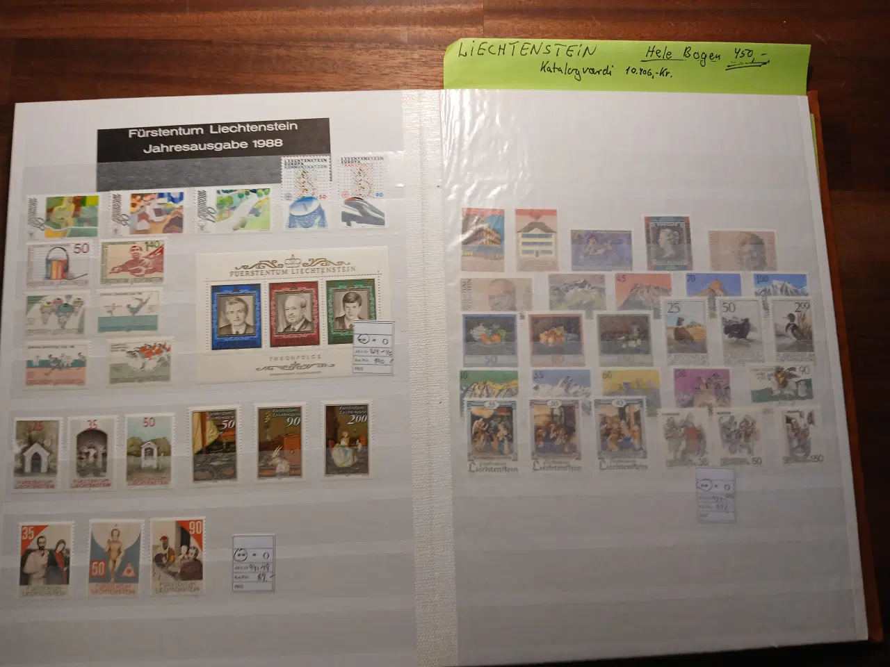 Billede 5 - Lichtenstein, postfrisk, Album med samling, 32 sid