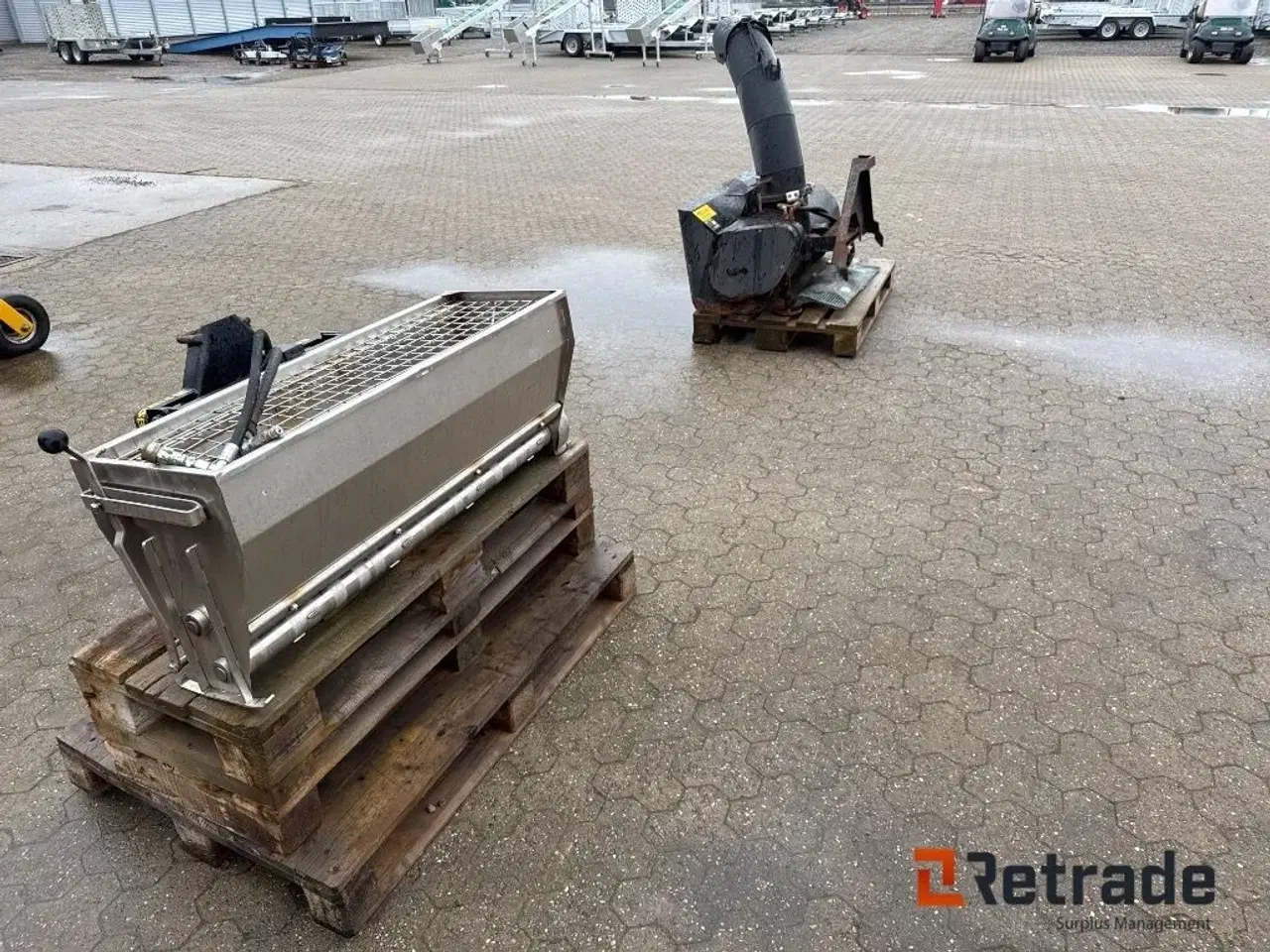 Billede 1 - - - - NYMEK SB 1200 Sneslynge og HF 120 saltudlægger