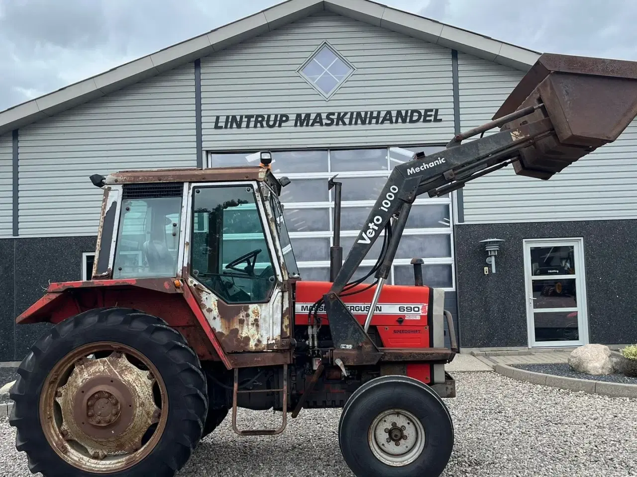 Billede 14 - Massey Ferguson 690 Speedshift med frontlæsser