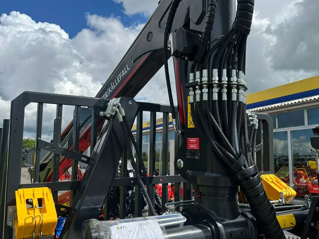 Billede 8 - FTG-Källefall FB100 / FB73T FB 100 Skovvogn med 7,3 m kran