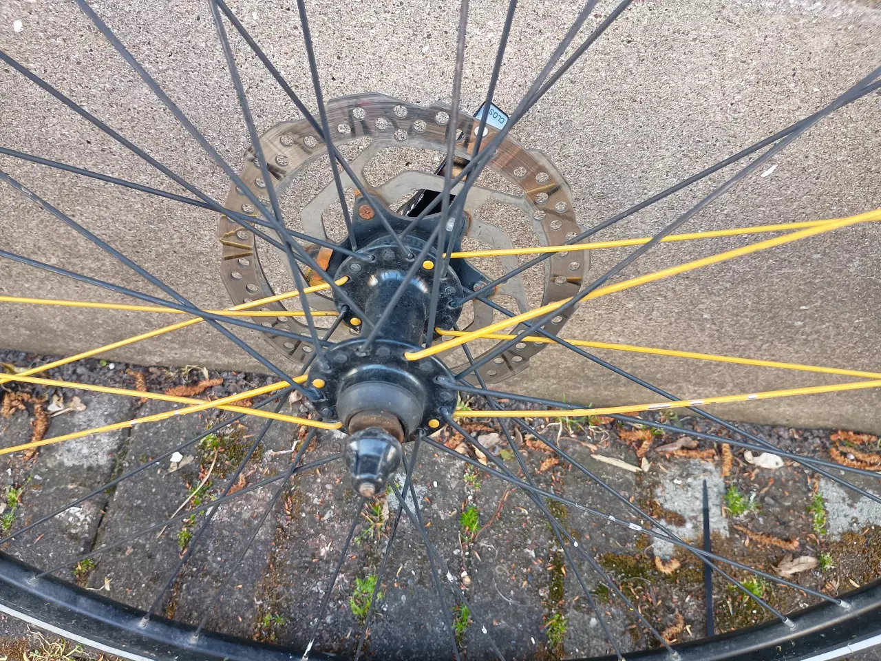 Billede 3 - Hjulsæt cykel med skivebremser.