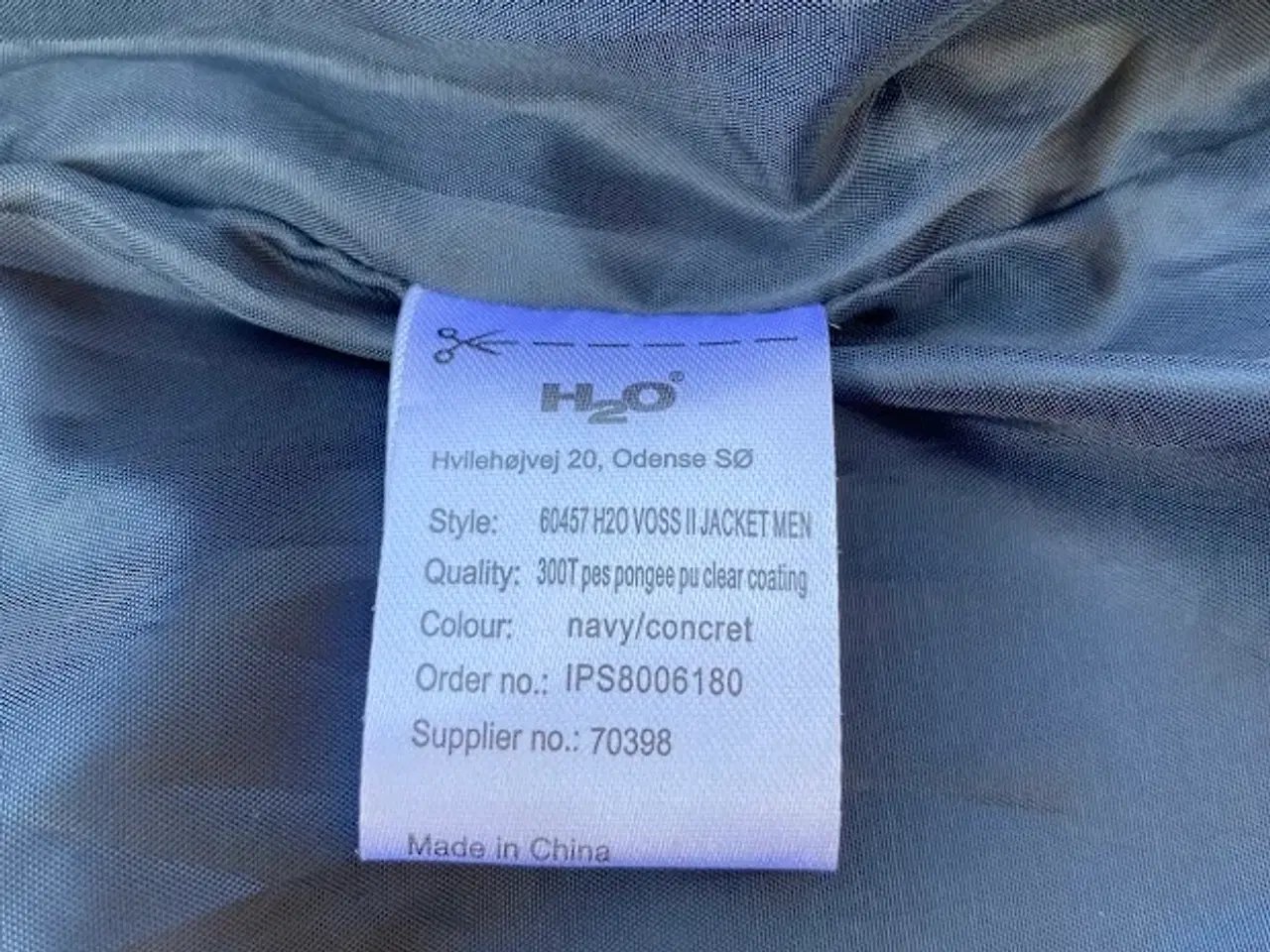 Billede 5 - ⭐️ H2O Voss II Regnjakke – Navy – Str. Small