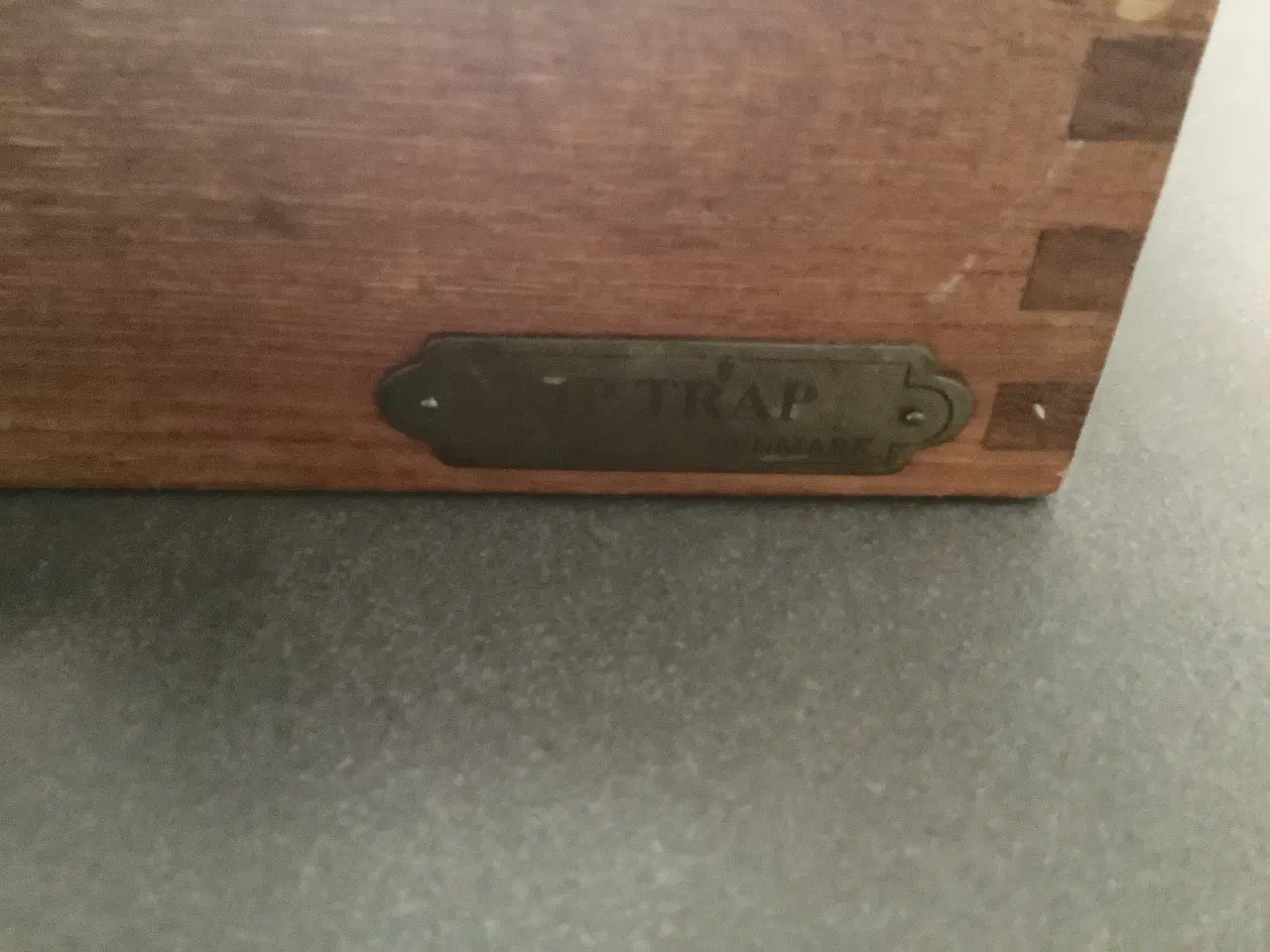 Billede 2 - Trip Trap bakke teak stor 