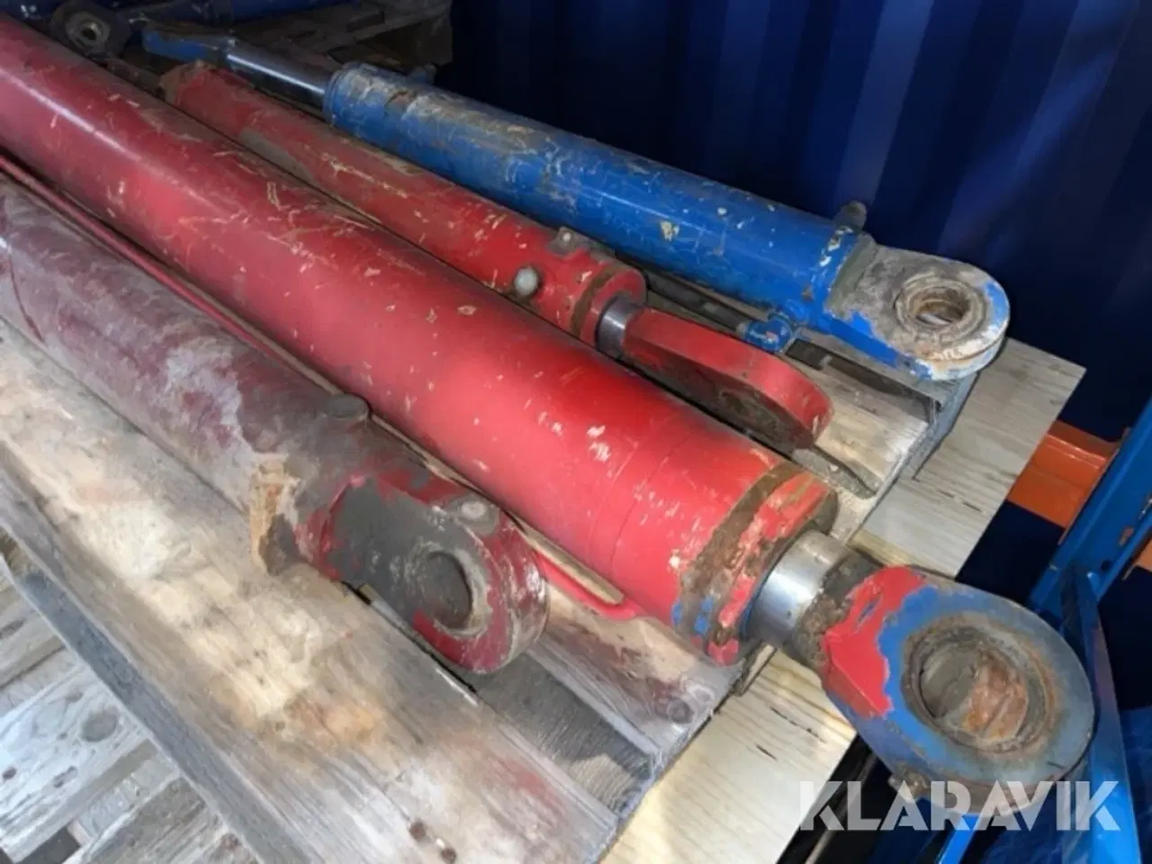 Billede 3 - Hydraulikcylindre dobbeltvirkende 4 styk