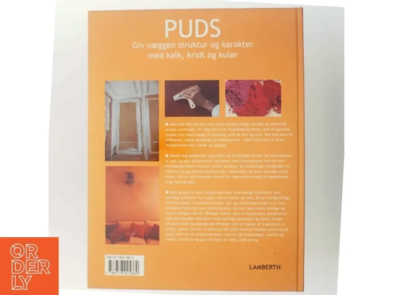 Billede 3 - Puds : giv væggen struktur og karakter med kalk, kridt og kulør af Philippe Chastel (Bog)