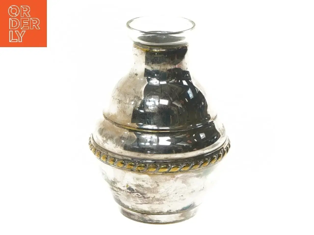 Billede 1 - Lille dekorativ vase (str. 14x11 cm)