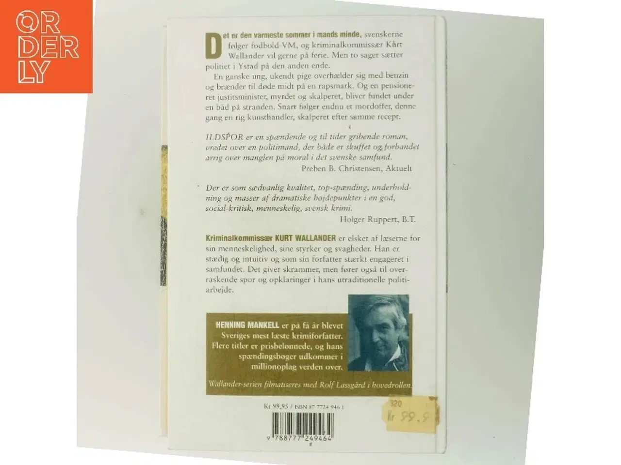 Billede 3 - Ildspor af Henning Mankell (Bog)